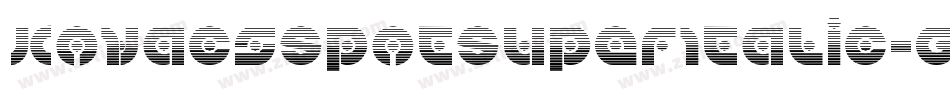 KovacsSpotSuperItalic-GmmA字体转换