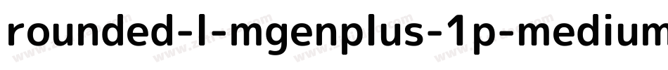 rounded-l-mgenplus-1p-medium字体转换