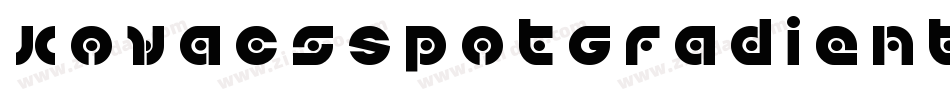 KovacsSpotGradientItalic-pXXD字体转换