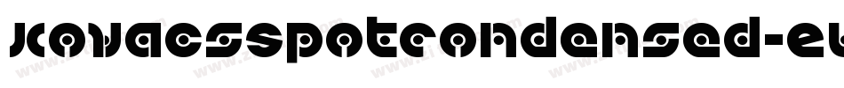 KovacsSpotCondensed-Eww9字体转换