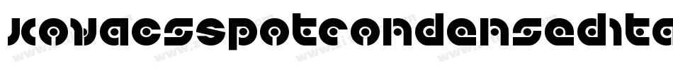 KovacsSpotCondensedItalic-O00d字体转换 KovacsSpotCondensedItalic-O00d字体转换