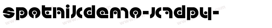 Spotnikdemo-K7dpy字体转换