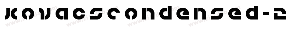 KovacsCondensed-2xao字体转换