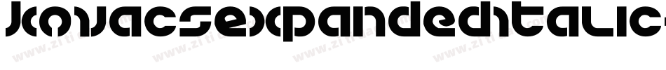 KovacsExpandedItalic-7Vx4字体转换
