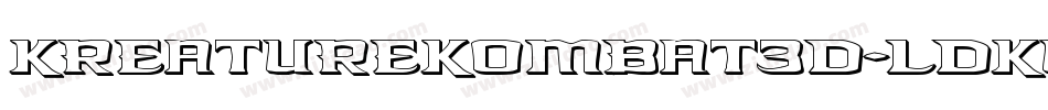 KreatureKombat3D-lDKw字体转换