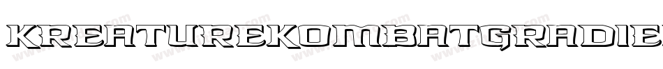 KreatureKombatGradientItal-rj4B字体转换
