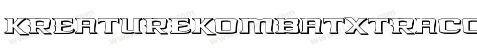 KreatureKombatXtraCondensed-rjrx字体转换