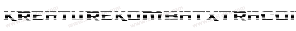 KreatureKombatXtraCondensed-rjrx字体转换