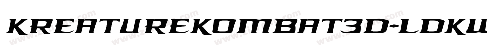 KreatureKombat3D-lDKw字体转换