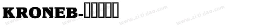 KRONEB字体转换