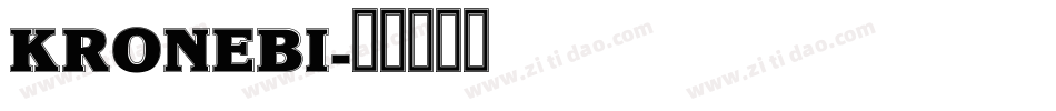 KRONEBI字体转换