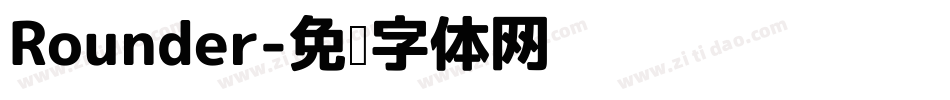 Rounder字体转换