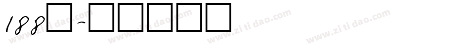 188号字体转换