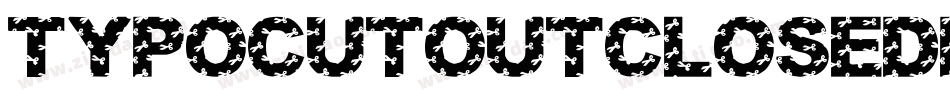 TypoCutOutClosedDemo-waXz字体转换