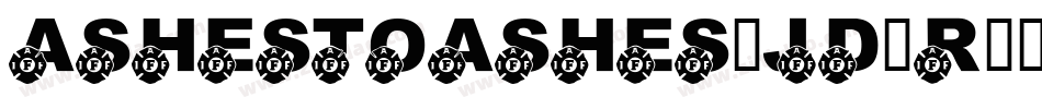 AshesToAshes-jD8R字体转换