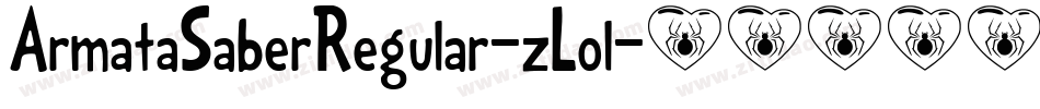 ArmataSaberRegular-zLol字体转换