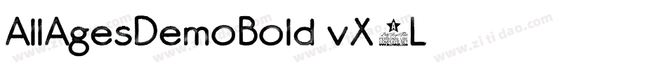 AllAgesDemoBold-vX1L字体转换