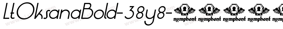 LtOksanaBold-38y8字体转换