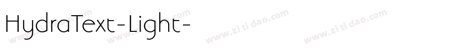 HydraText-Light字体转换
