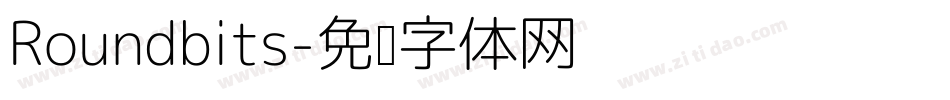 Roundbits字体转换