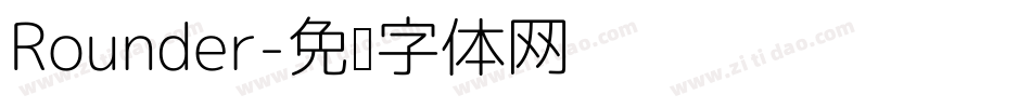 Rounder字体转换