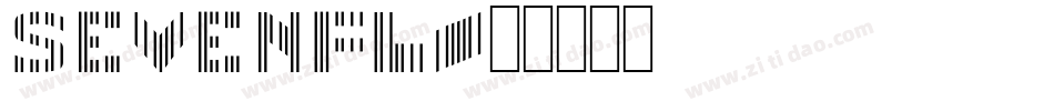 Sevenfl字体转换