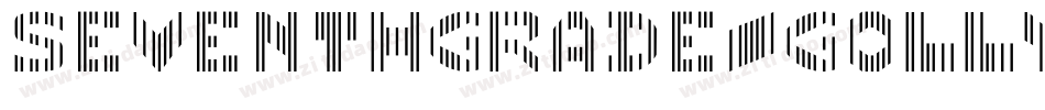 Seventhgrade-GOlly字体转换