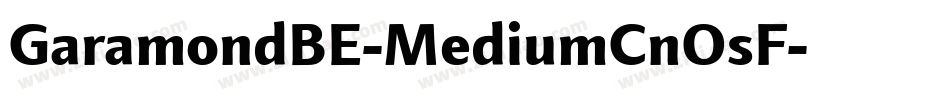 GaramondBE-MediumCnOsF字体转换