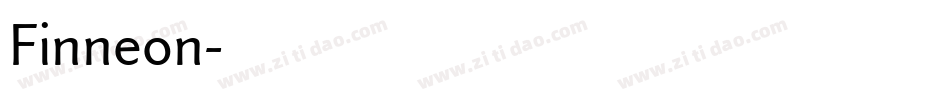 Finneon字体转换