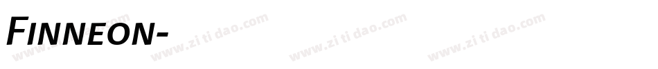 Finneon字体转换