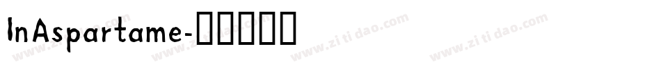 InAspartame字体转换