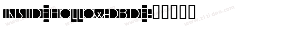 InsideHollow-dBdE字体转换