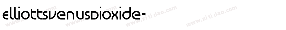 ElliottsVenusDioxide字体转换