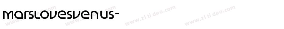 MarsLovesVenus字体转换