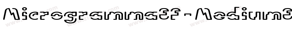 MicrogrammaEF-MediumExtend字体转换
