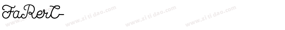 FaRerC字体转换