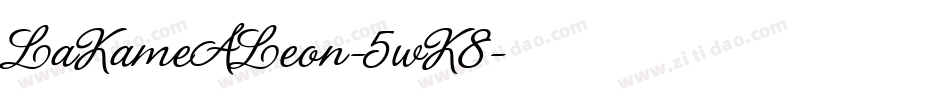 LaKameALeon-5wK8字体转换