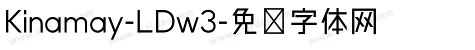 Kinamay-LDw3字体转换