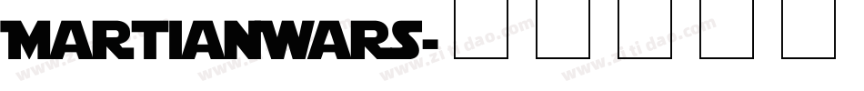 MartianWars字体转换