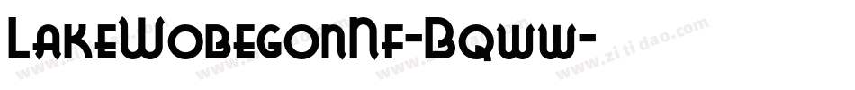 LakeWobegonNf-Bqww字体转换