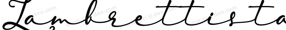 Lambrettista字体转换