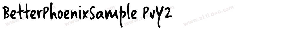 BetterPhoenixSample-PvY2字体转换