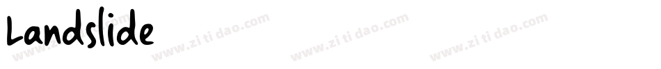 Landslide字体转换