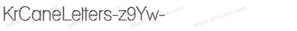 KrCaneLetters-z9Yw字体转换