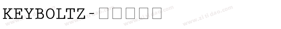 KEYBOLTZ字体转换