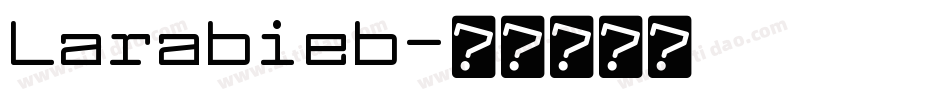 Larabieb字体转换