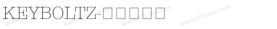 KEYBOLTZ字体转换