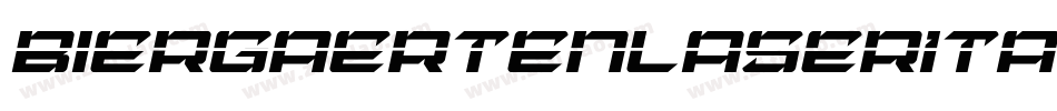 BiergaertenLaserItalic-znn3字体转换