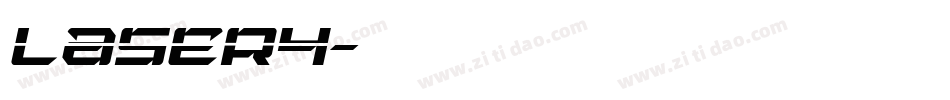 LASER4字体转换
