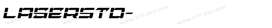 LaserStd字体转换